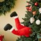 Christmas Santa Claus Legs Plush Doll Xmas Tree Wreath Decor Props Ornament Gift